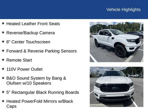 Used 2019 Ford Ranger Lariat w/ Black Appearance Package RWD image 9
