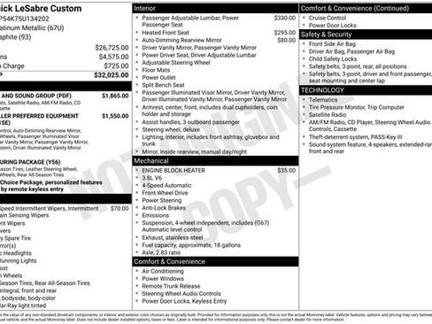 Used 2005 Buick Le Sabre Custom w/ Leather and Sound Group FWD image 18