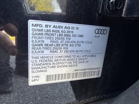 Used 2019 Audi Q7 2.0T Premium w/ Convenience Package AWD/4WD image 54