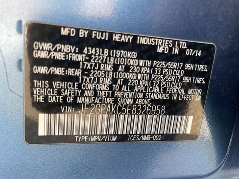 Used 2014 Subaru Crosstrek 2.0i Limited image 33