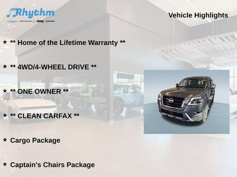 Used 2023 Nissan Armada SL w/ Captain's Chairs Package AWD/4WD image 5
