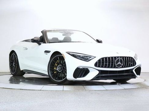Used 2022 Mercedes-Benz SL 55 AMG 4MATIC w/ Driver Assistance Package image 1