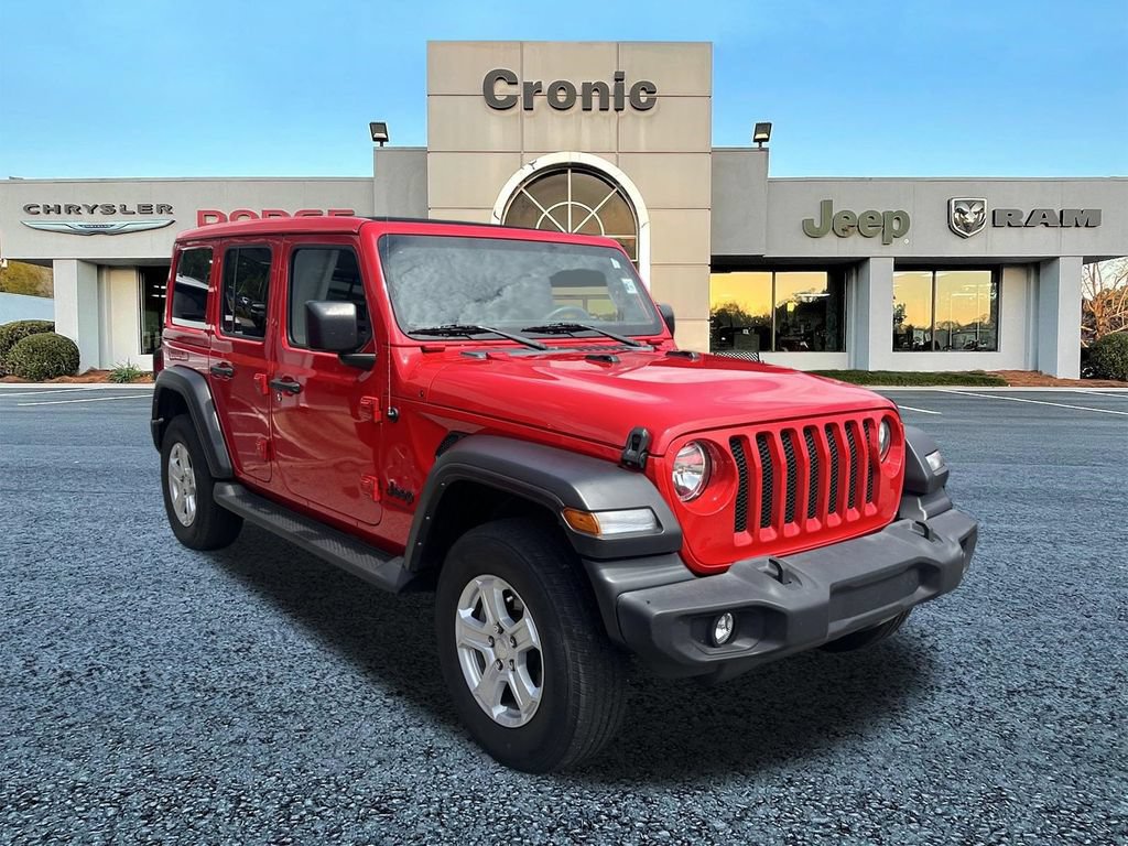 Used 2023 Jeep Wrangler Unlimited Sport w/ Sun And Sound Package AWD/4WD image 1