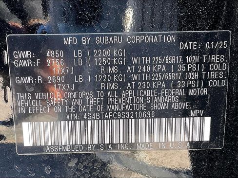 Certified 2025 Subaru Outback Premium w/ Popular Package #1A image 33