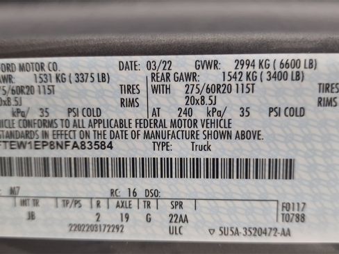 Used 2022 Ford F150 XL w/ STX Appearance Package image 12