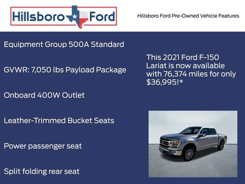 Used 2021 Ford F150 Lariat image 3