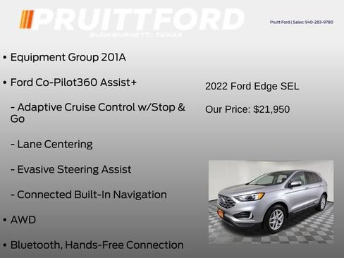 Used 2022 Ford Edge SEL AWD/4WD image 7