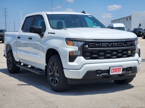 New 2026 Chevrolet Silverado 1500 Custom w/ Turbomax Blackout Package RWD image 2