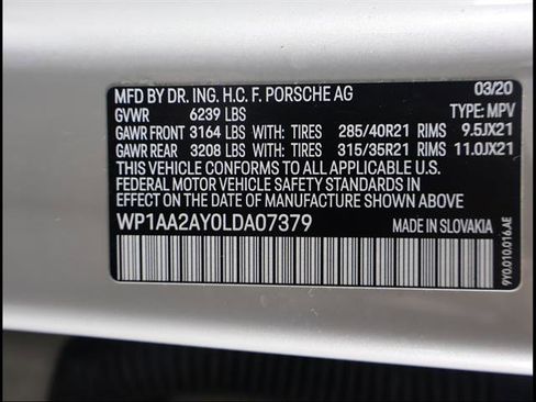 Used 2020 Porsche Cayenne AWD/4WD image 12
