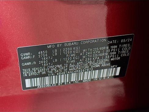 Used 2024 Subaru Outback Limited image 12