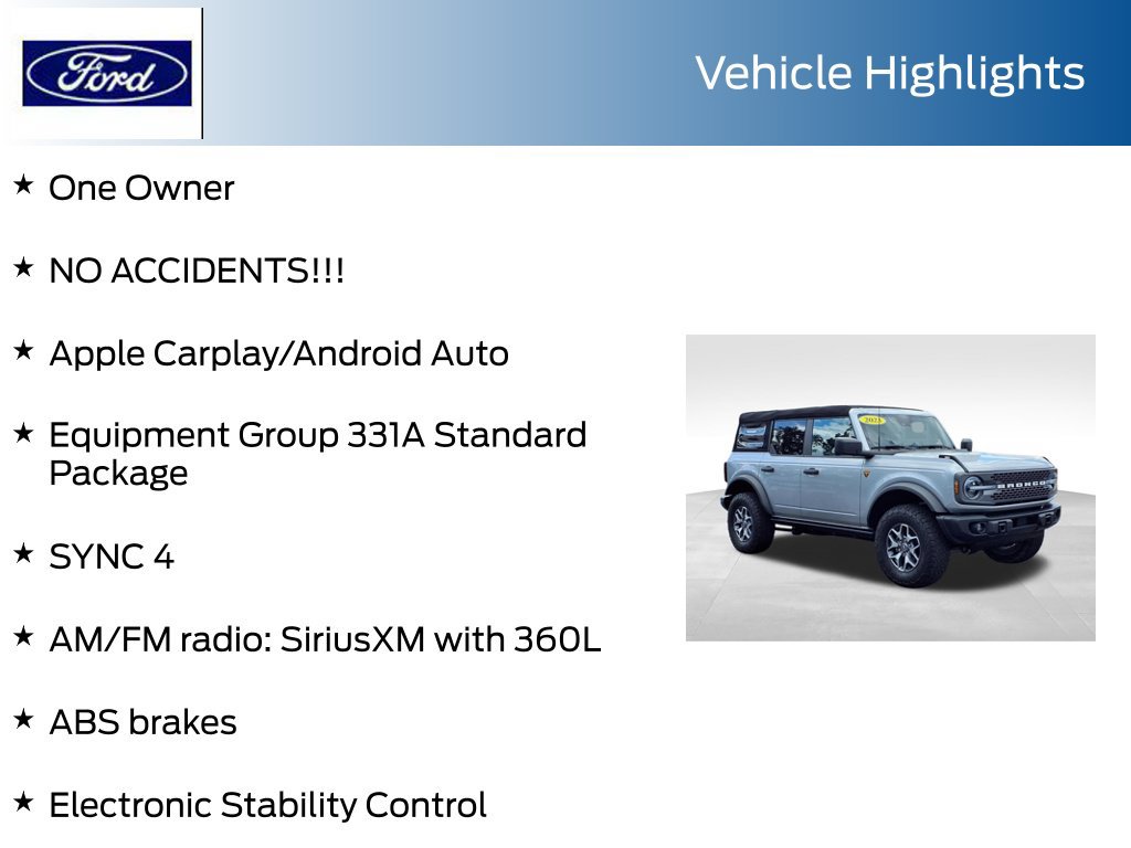 Certified 2023 Ford Bronco Badlands AWD/4WD image 13