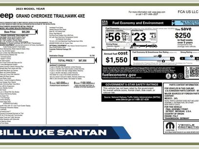 Used 2023 Jeep Grand Cherokee Trailhawk