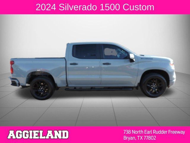 Used 2024 Chevrolet Silverado 1500 Custom w/ Turbomax Blackout Package RWD image 2