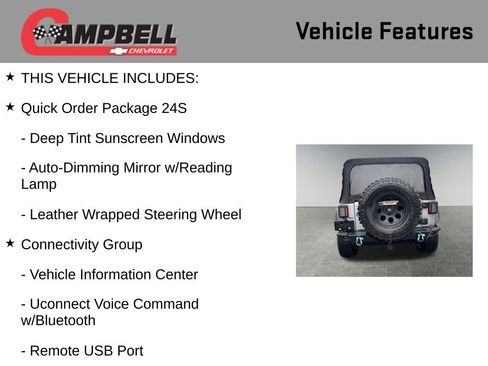 Used 2014 Jeep Wrangler Unlimited Sport w/ Quick Order Package 24S image 5