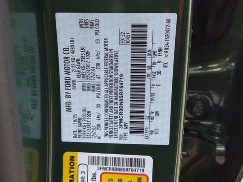 New 2025 Ford Bronco Sport Big Bend w/ Convenience Package image 36