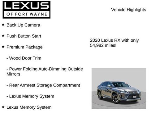 Used 2020 Lexus RX 450h AWD w/ Premium Package image 8