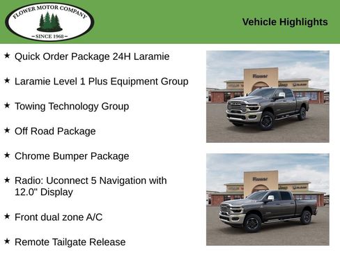 New 2026 RAM 2500 Laramie w/ Towing Technology Group AWD/4WD image 2