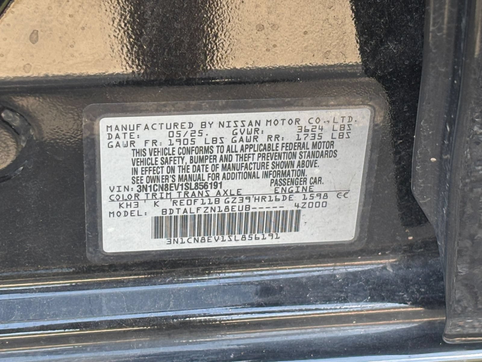Used 2025 Nissan Versa SV FWD image 26