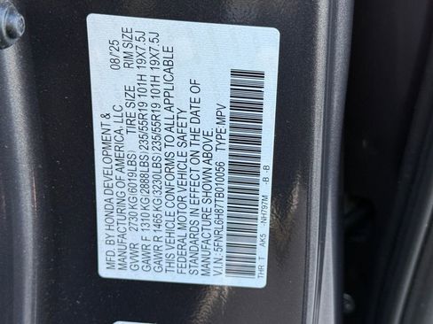 Certified 2026 Honda Odyssey Touring image 66