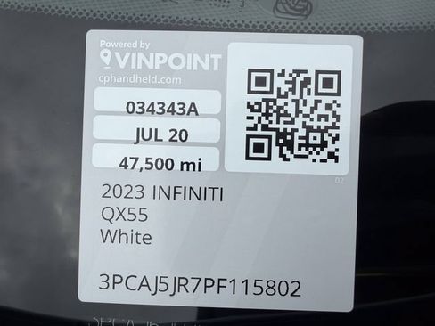 Used 2023 INFINITI QX55 Luxe w/ Cargo Package AWD/4WD image 52