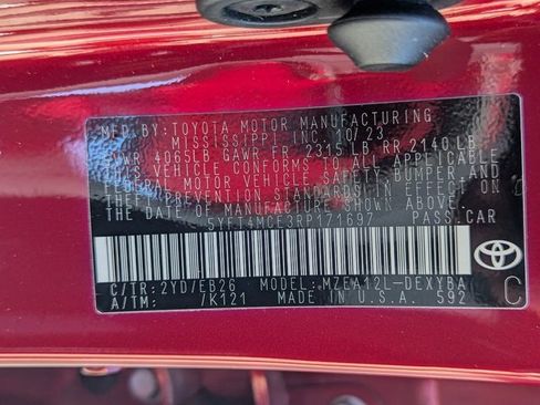 Used 2024 Toyota Corolla XSE image 33