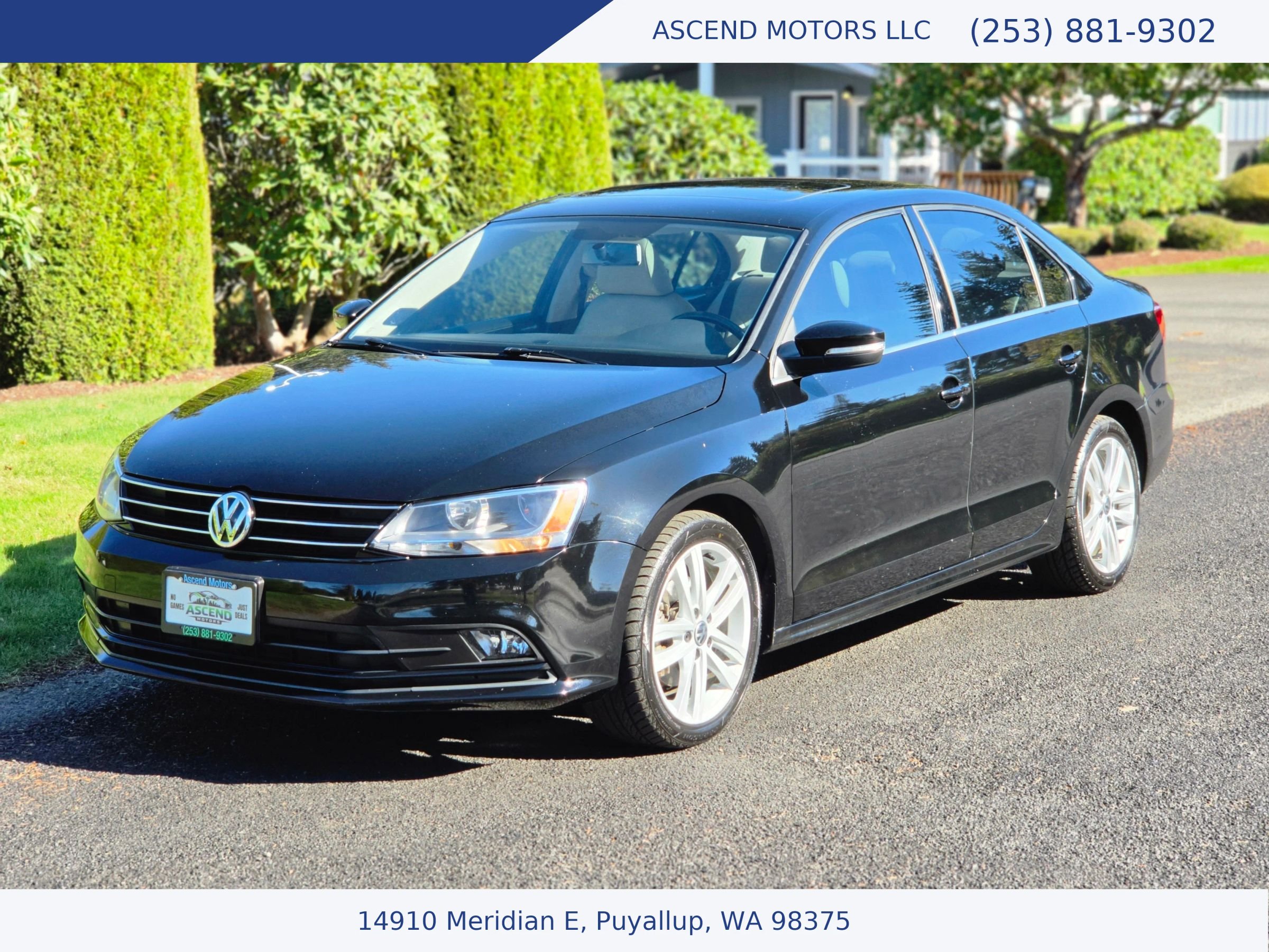 Used 2015 Volkswagen Jetta TDI SEL FWD image 1