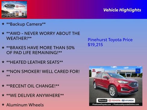 Used 2020 Ford Edge Titanium AWD/4WD image 30