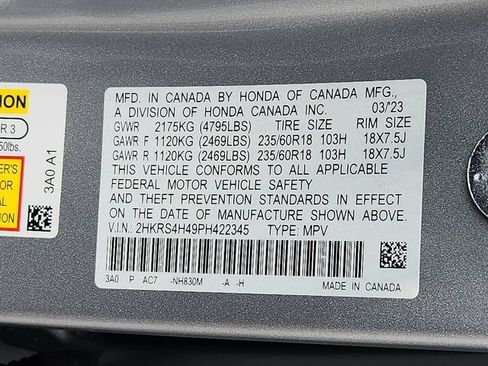 Certified 2023 Honda CR-V EX image 27