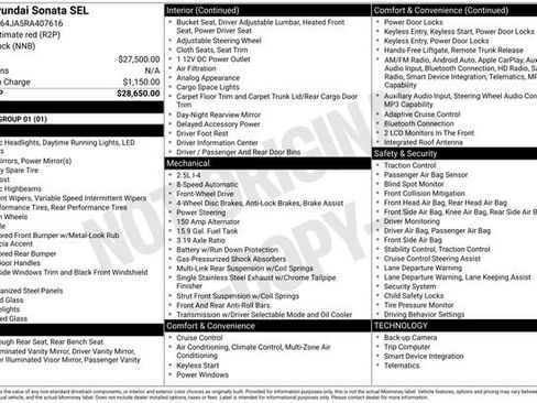 Used 2024 Hyundai Sonata SEL FWD image 48