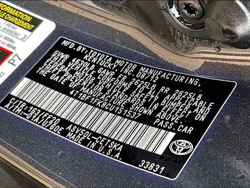Used 2012 Toyota Camry SE FWD image 32