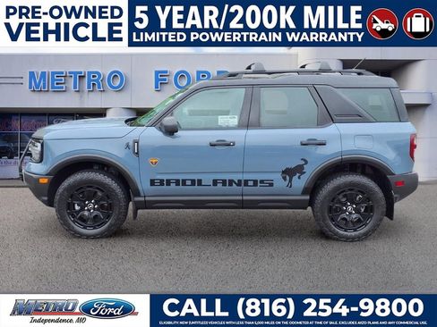 Used 2025 Ford Bronco Sport Badlands w/ Sasquatch Badlands Package AWD/4WD image 7