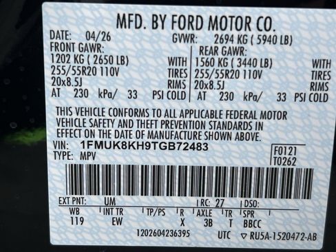 New 2026 Ford Explorer ST-Line AWD/4WD image 37