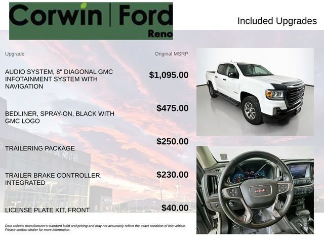 Used 2021 GMC Canyon AT4 w/ Trailering Package AWD/4WD image 3