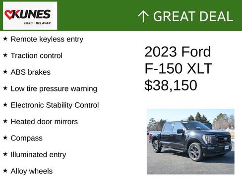 Used 2023 Ford F150 XLT w/ Equipment Group 302A High image 2