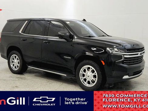 Used 2021 Chevrolet Tahoe LT w/ Rear Media and Nav Package image 1