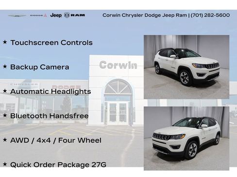 Used 2018 Jeep Compass Limited AWD/4WD image 8