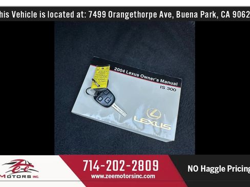 Used 2004 Lexus IS 300 w/ Pwr & Alcantara Pkg RWD image 39