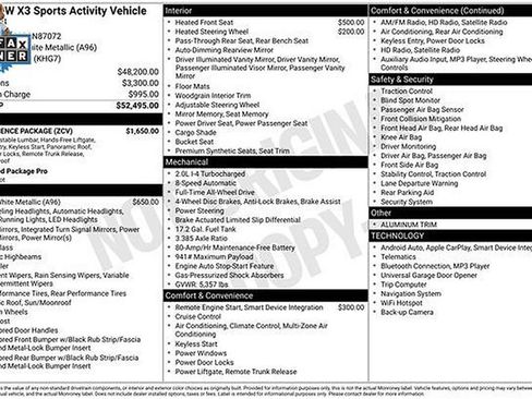 Used 2023 BMW X3 xDrive30i w/ Convenience Package AWD/4WD image 11