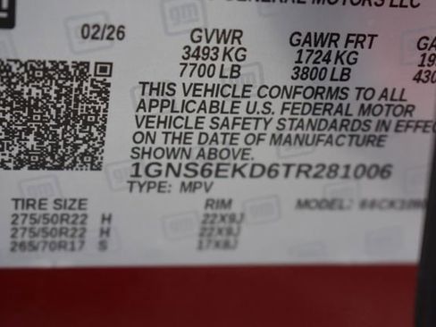 New 2026 Chevrolet Suburban RST w/ Comfort Package AWD/4WD image 43