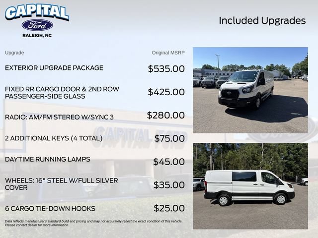 Used 2025 Ford Transit 250 Low Roof w/ Exterior Upgrade Package RWD image 3