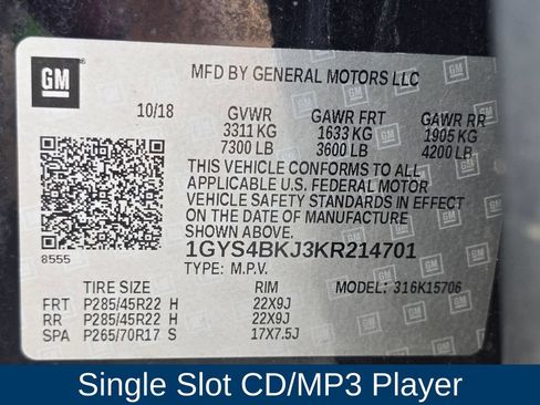 Used 2019 Cadillac Escalade Luxury w/ LPO, Radiant Package AWD/4WD image 10