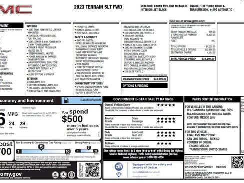 Used 2023 GMC Terrain SLT FWD image 3