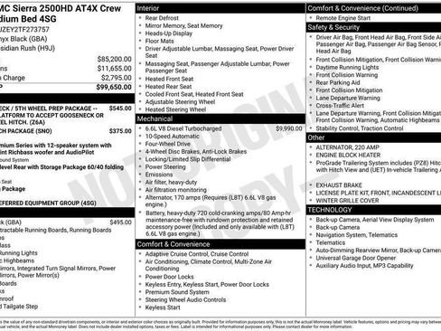 New 2026 GMC Sierra 2500 AT4X AWD/4WD image 69