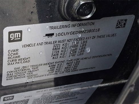 Used 2021 Chevrolet Silverado 1500 LTZ image 26