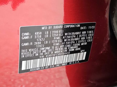 Used 2024 Subaru Outback Premium image 25