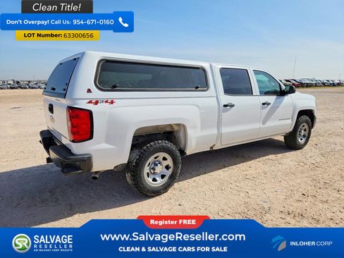 Used 2018 Chevrolet Silverado 1500 W/T w/ WT Convenience Package AWD/4WD image 4