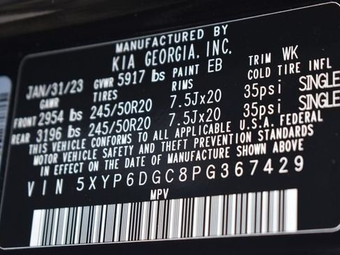 Certified 2023 Kia Telluride S w/ S Sunroof Package AWD/4WD image 38