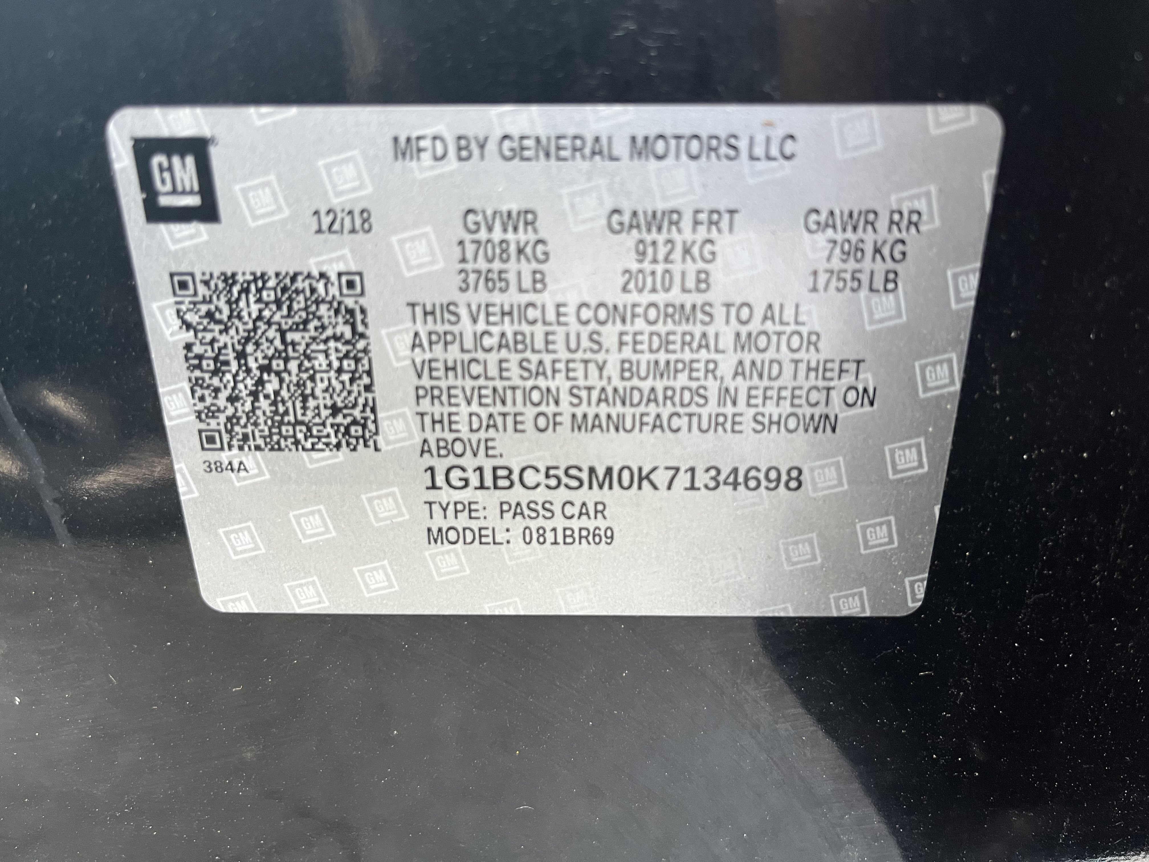 Used 2019 Chevrolet Cruze LS w/ LS Convenience Package FWD image 18