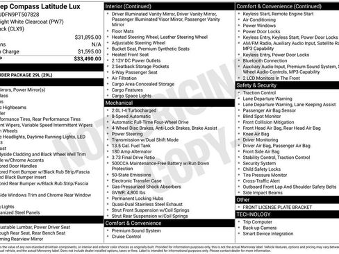 Used 2023 Jeep Compass Latitude AWD/4WD image 43