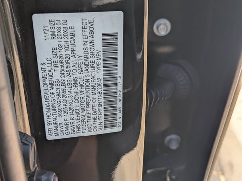 Used 2022 Honda Pilot Black Edition image 35